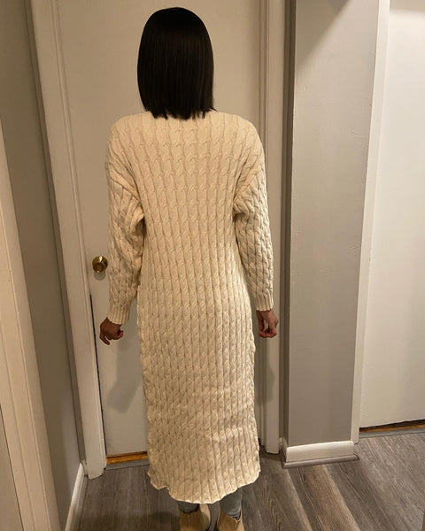 Nude Long Cardigan
