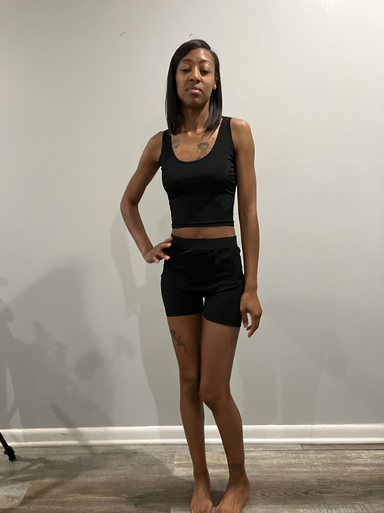 Two piece Lounge Set Black